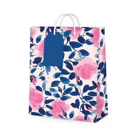 ALBI Dárková taška velká - Akvarelové květy