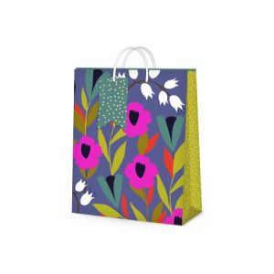 ALBI Dárková taška malá - Neonové květiny