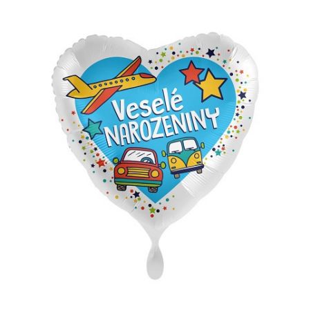 ALBI Balónek fóliový Veselé narozeniny doprava