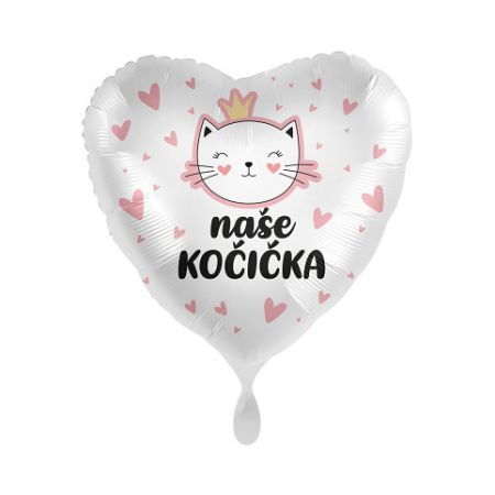 ALBI Balónek fóliový Naše kočička