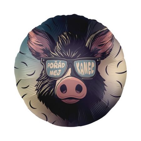 ALBI Balónek fóliový Pořádnej kanec