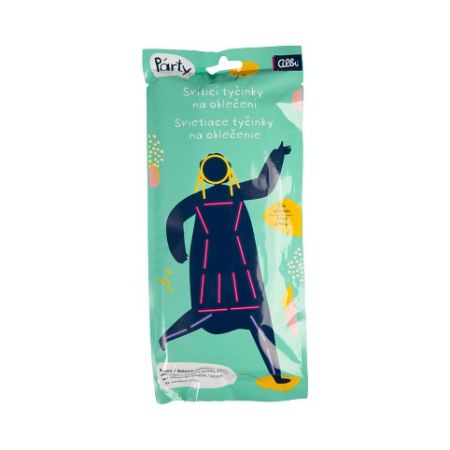 ALBI Svítící tyčinky na oblečení pro dívku