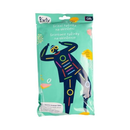 ALBI Svítící tyčinky na oblečení uni