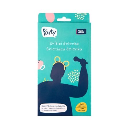 ALBI Svítící čelenka s ušima