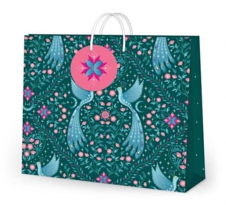 ALBI L - pávy a květy na zelené horizont