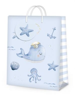 ALBI M - narození chlapečka modrá veleryba