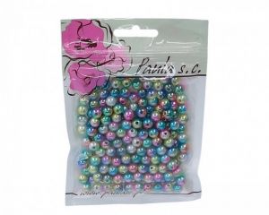 Korálky 8mm mix plastové 50 g