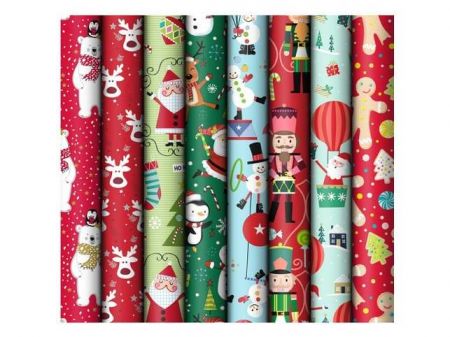 Balicí papír vánoční role 200x70 dětský mix č. 10