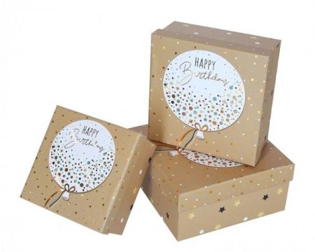 motivem balónku a nápisem „Happy Birthday&quot; malá