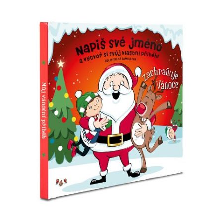 ALBI Červená Personifikovaná vánoční knížka bez jména (pro kluka)