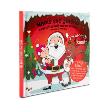 ALBI Červená Personifikovaná vánoční knížka bez jména (pro holku)