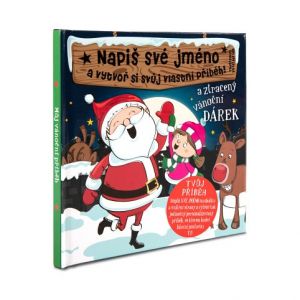 ALBI Modrá Personifikovaná vánoční knížka bez jména (pro holku)