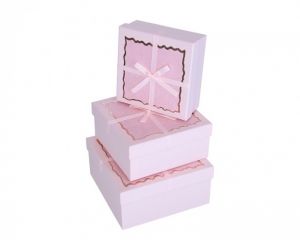 Dárková krabička Růžová elegance sada střední