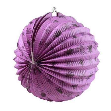 Lampion Halloween pavouci 25cm