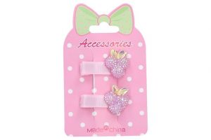 Sponka do vlasů ovoce set 2 ks