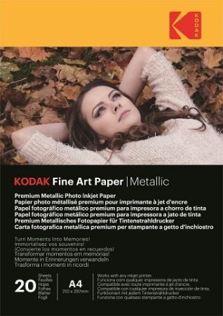Kodak Fine Art Paper Metallic 240 g/m2 – A4 (20 listů)