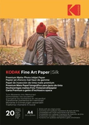 Fotopapír Kodak Jemný umělecký papír Hedvábný 260 g A4 20kusů