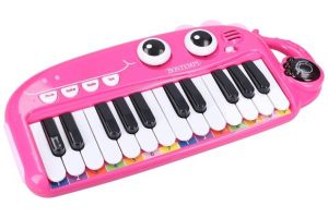 Bontempi Klavír elektronický růžový 30 cm