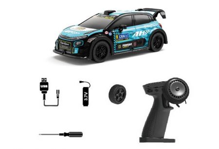 Auto 23 Sprint driftující svítící RC na dálkové ovládání 18,5 cm