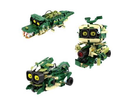 IM.Master Stavebnice robot krokodýl 3v1 RC na dálkové ovládání 34,3x14,5x8 cm