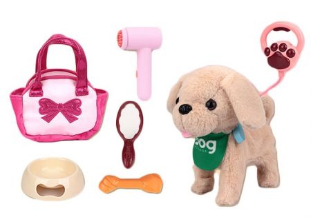 Pes chodící na vodítku s funkcemi 25 cm