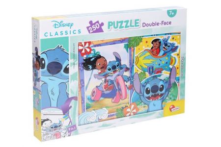 Lilo &amp; Stitch Puzzle oboustranné 50x35cm 250 dílků