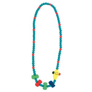 Náhrdelník drak dřevěný 20cm