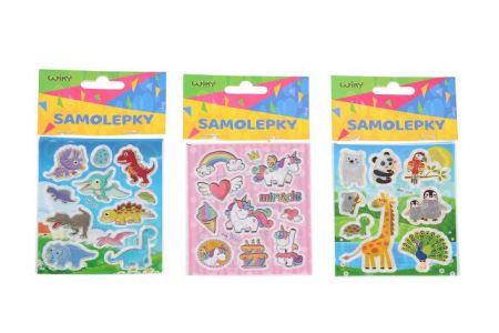 Nálepky zvířátka mix
