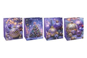 Dárková taška L 31x40x12 cm VÁNOCE