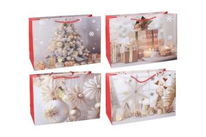 Dárková taška L 30x38,5x11 cm VÁNOCE