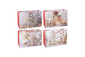 Dárková taška M 25x32x11 cm VÁNOCE