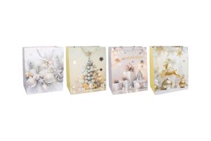 Dárková taška M 26x32x10 cm VÁNOCE