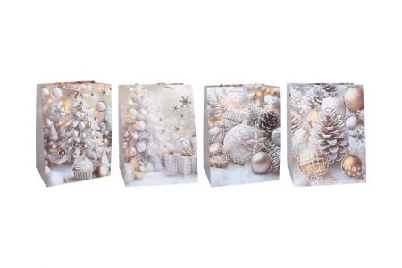 Dárková taška M 26x32x10 cm VÁNOCE