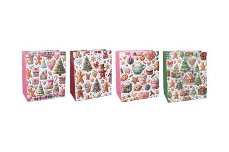 Dárková taška M 25x30x10 cm VÁNOCE