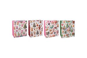 Dárková taška S 18x23x10 cm VÁNOCE