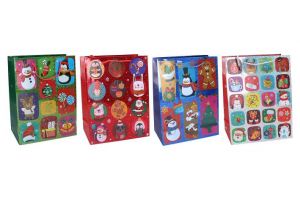 Dárková taška L 31x42x12 cm VÁNOCE