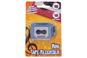 Přívěsek na klíče kazetový nahrávač s efekty 5,5cm