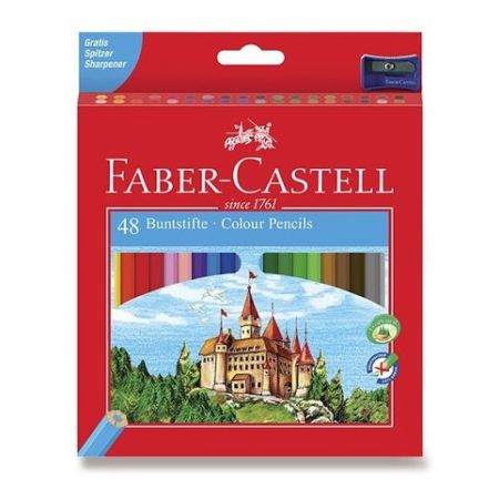 FABER Ecopastelky 48ks + ořezávátko