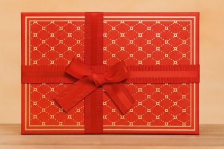 Dárková krabička červená velká