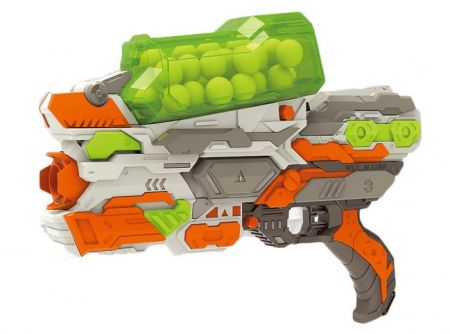 Pistole Bullet Storm s pěnovými míčky 35,4 cm