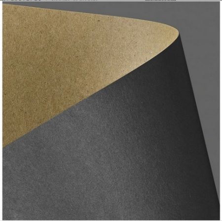 Dekorativní karton KRAFT černý balení 20ks 275g                            