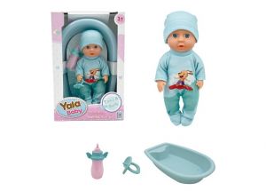 Miminko s vaničkou modré 20cm