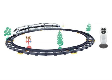 Vlak RC na dálkové ovládání s dráhou set 62x62 cm