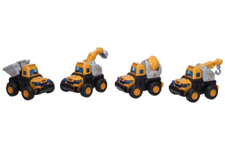 Stavební stroje volná kola 12 cm