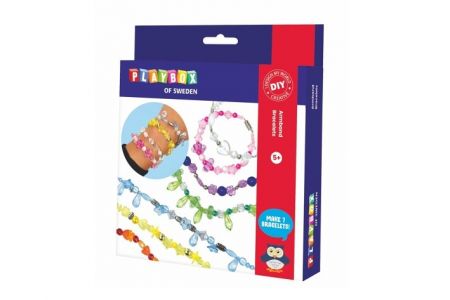 Kreativní sada Náramky z korálků v krabičce 18x21x4cm