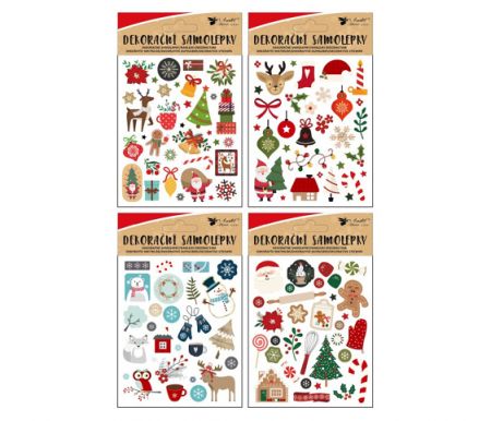 Samolepky vánoční motivy