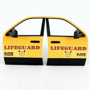 -BRUDER 43496 PŘEDNÍ DVEŘE PRO RAM ŽLUTÉ NÁHRADNÍ DÍL - DOPLNĚK