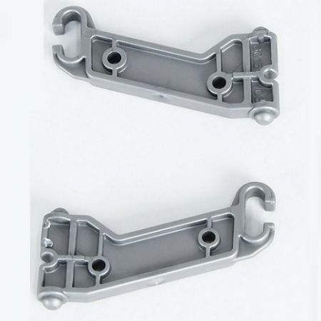 -BRUDER 43695 2 X DRŽÁK KONTEJNERU ŠEDÝ NÁHRADNÍ DÍL - DOPLNĚK