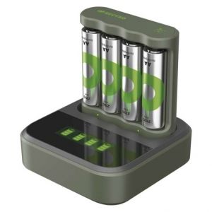 GP Nabíječka baterií GP B441 + Speed Dock + 4 x AA 2100 mAh