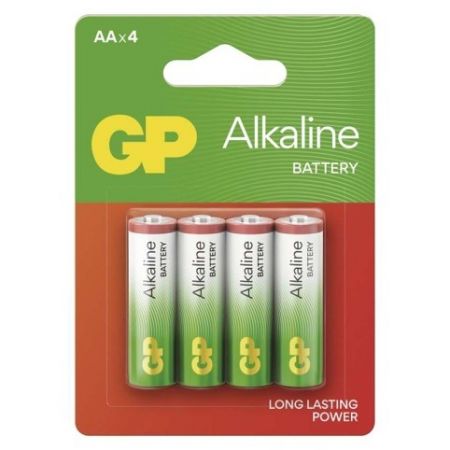 GP Alkalická baterie GP Alkaline AA (LR6), 4 ks